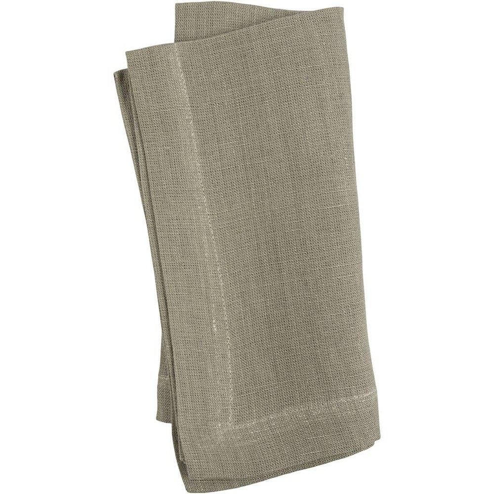 Creativ Company Dusty Green 42x42cm Linen Serviette New