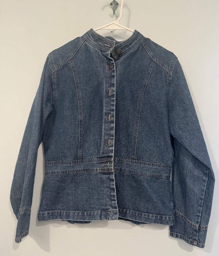 St John's Bay Denim Jacket Size Medium