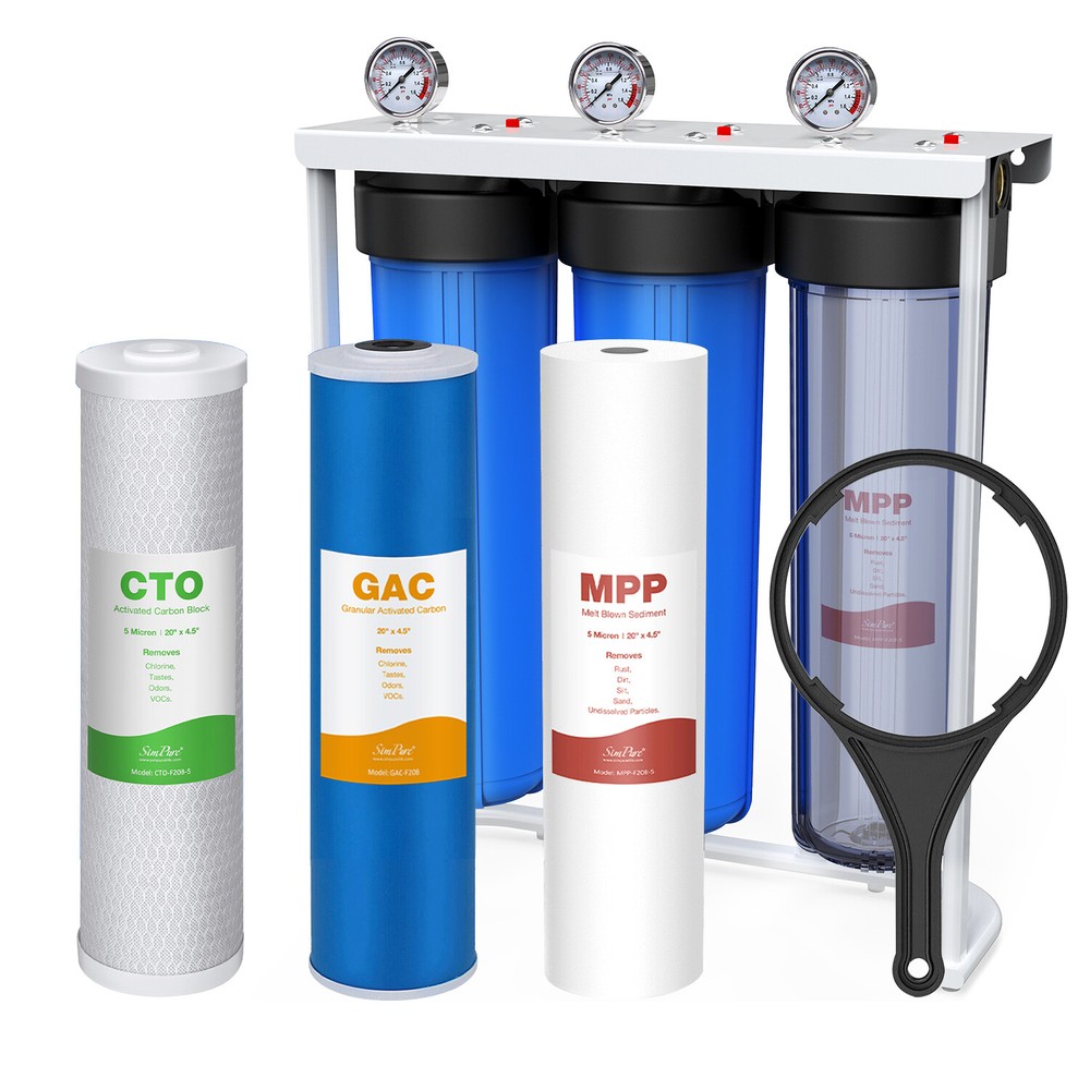 Whole House Water Filter System 3Stage 20