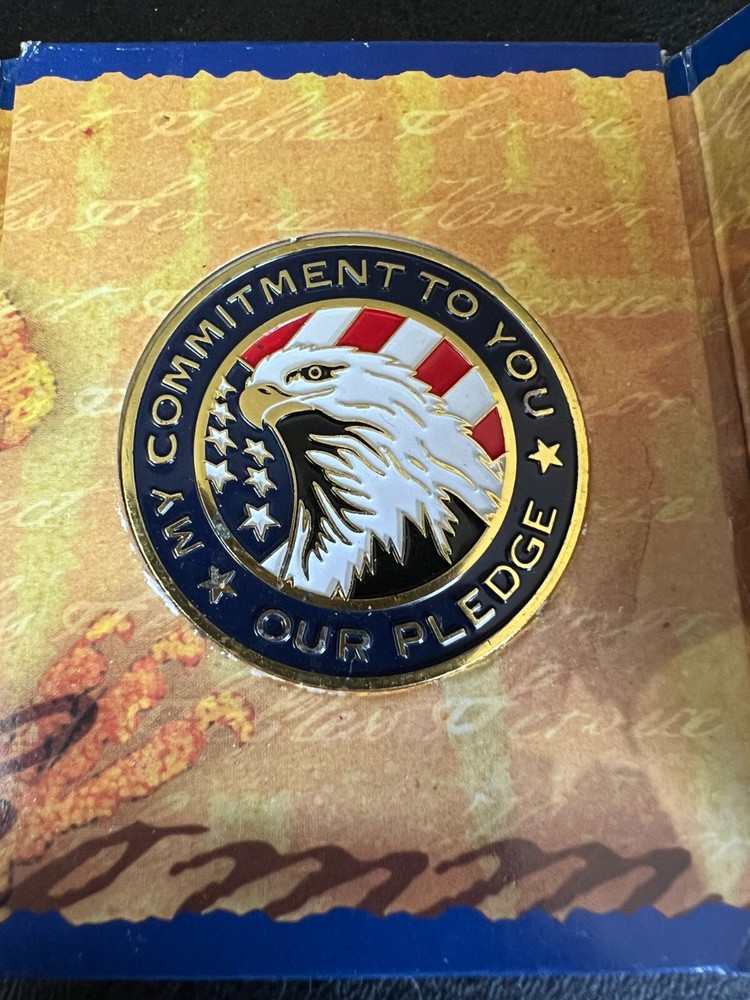 US Army National Guard My Commitment To You Pledge Challenge Coin