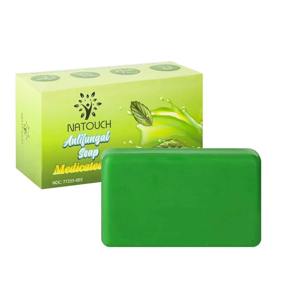 Antifungal Medicated Soap Bar, Athletes Foot Jock Itch Ringworm Yeast...