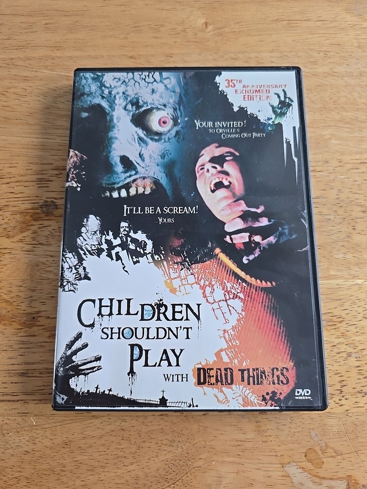 children shouldn't play with dead things DVD.  35th Anniversary. Horror