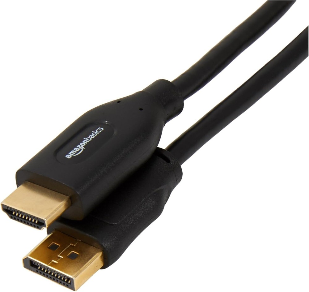 AmazonBasics 25ft DisplayPort to HDMI Cable for 4K Video and Audio  -image