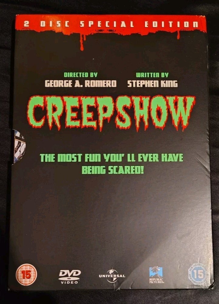 Creepshow (1982) 2 DVD Special Edition Set UK PAL Region 2 Slipcase Sleeve OOP