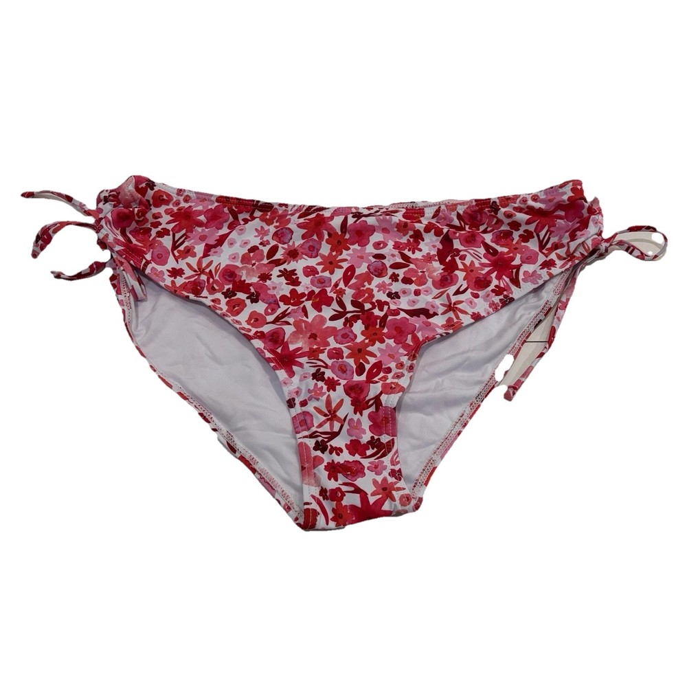 Swimwear Tempt Me Women's Bikini BOTTOM Pink Floral, Size: L, NEW with Tags