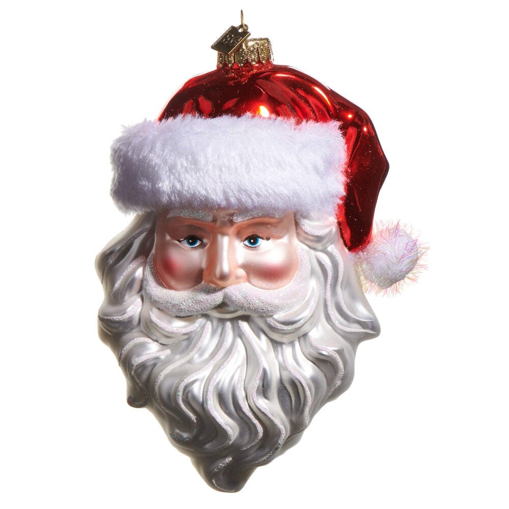 Father Christmas Glass Ornament 7