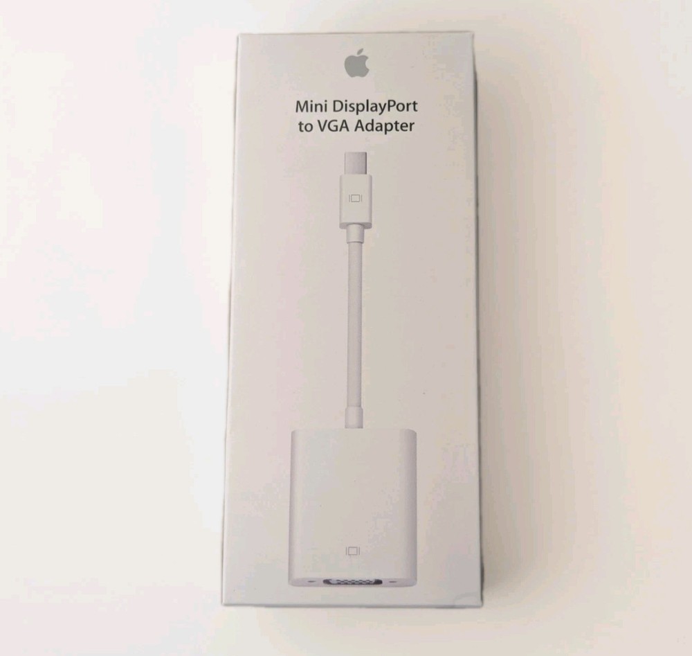 Apple Mini DisplayPort to VGA Adapter MB572Z/B - New Genuine OEM Model MJT2AM/A