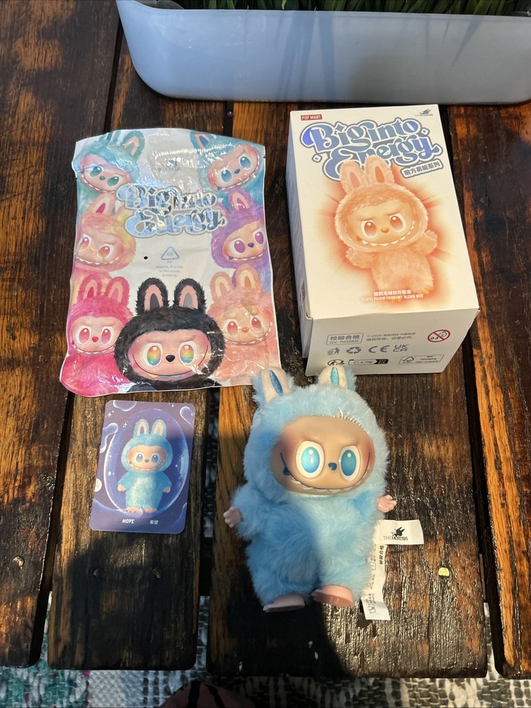POPMART Hope Labubu Monsters Plush Toy Big Size Soft Open Condition