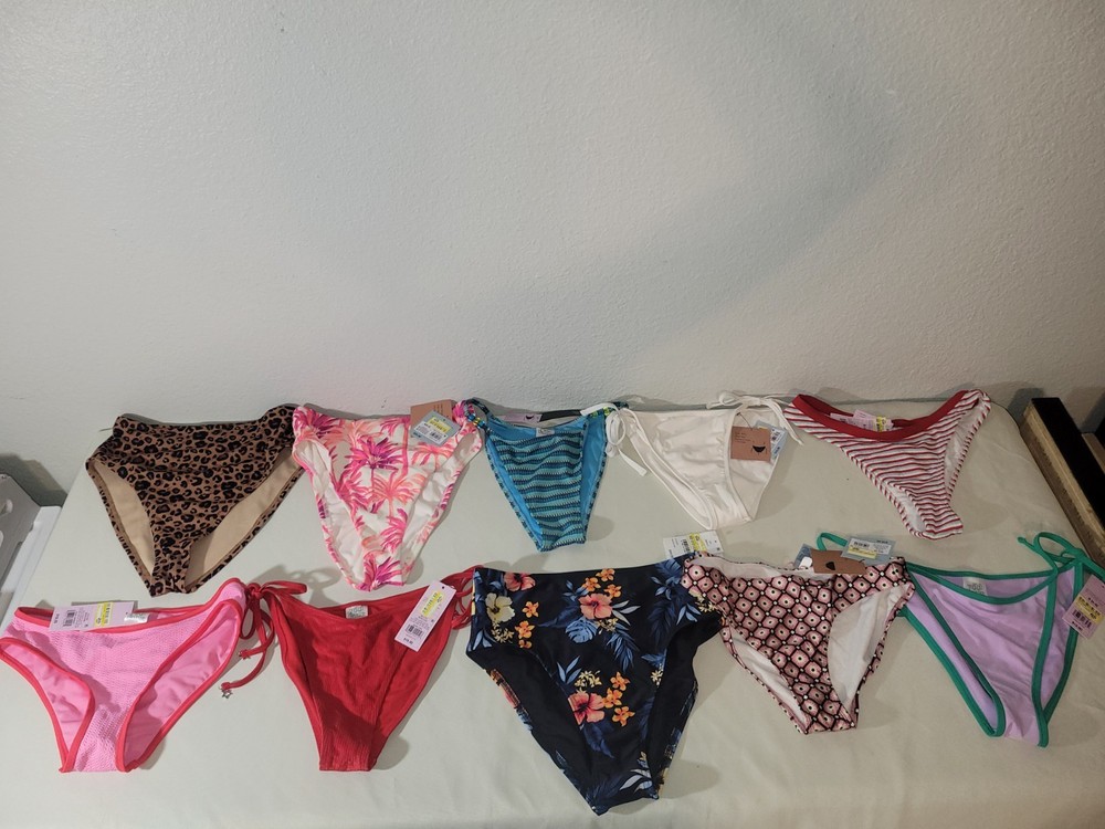 Lot of 10 Women's Target Swim Bottoms Size S. Brand New ⁴
