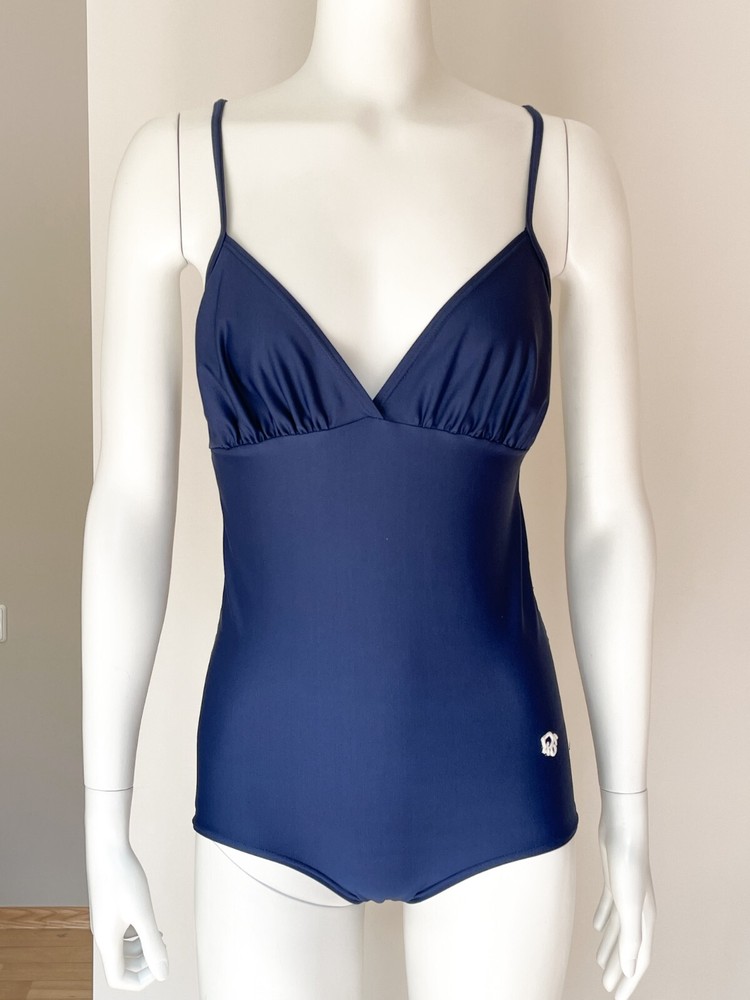 Christian Dior vintage one piece swimsuit in navy blue - Size M