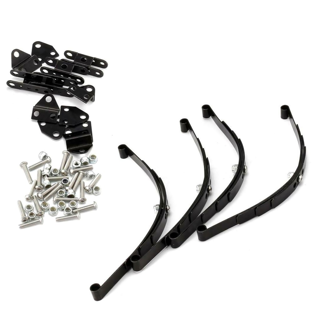 4Pcs 1/10 Scale RC Car Leaf Springs for Tamiya Axial SCX10 Damper Chassis Upgrade