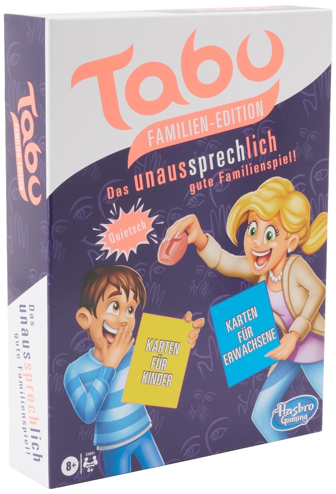 Hasbro Taboo Kids vs Parents Family Fun Game for Children and Adults  
