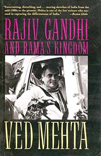 Rajiv Gandhi and Rama's Kingdom - Paperback, by Mehta Ved - Very Good