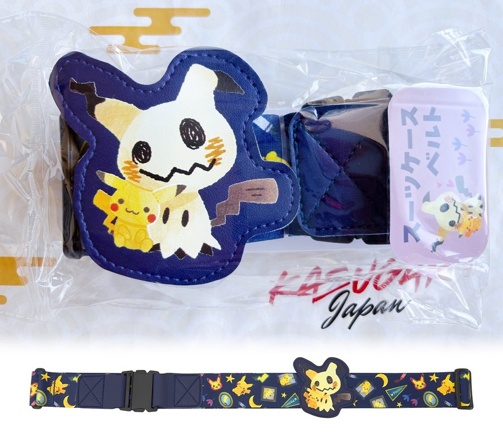 Pokémon Mimikyu Suitcase Belt 2024 Pokemon Center Limited from Japan