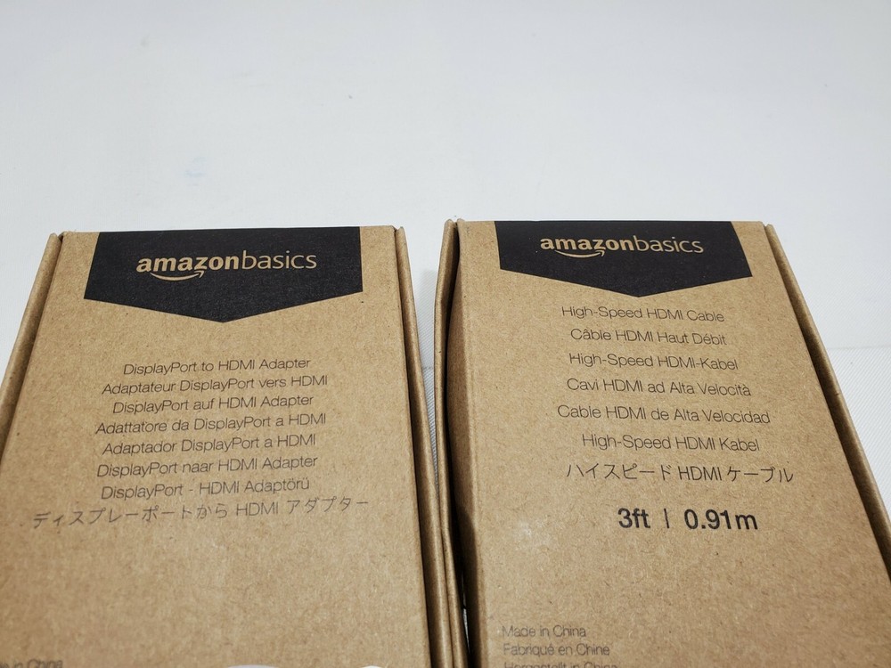 AmazonBasics DisplayPort to HDMI Adapter with Cable 2578-image