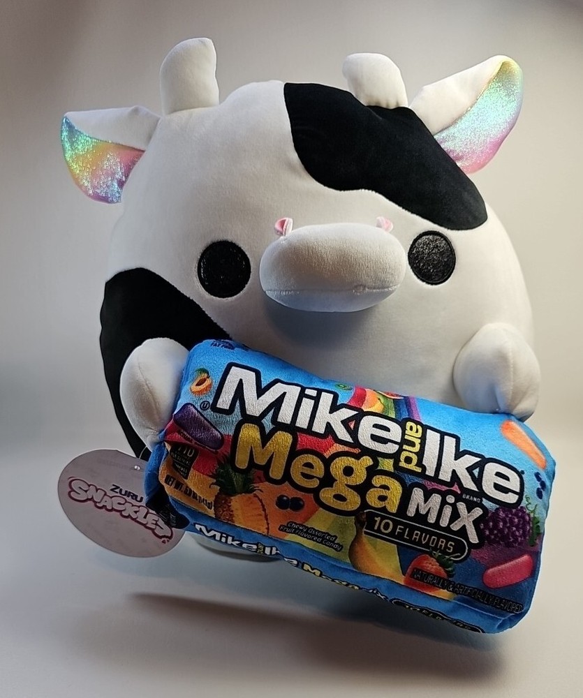 Snackles - Mike and Ike - Cow Super Sized 14 inch Plush by ZURU Ultra Soft Plush