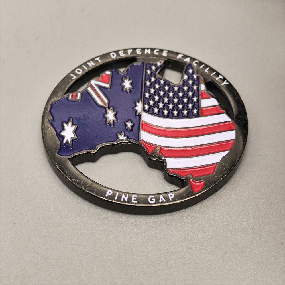 JDFPG Joint Defence Facility  Pine Gap Australia NSA Partof CIA Challenge Coin