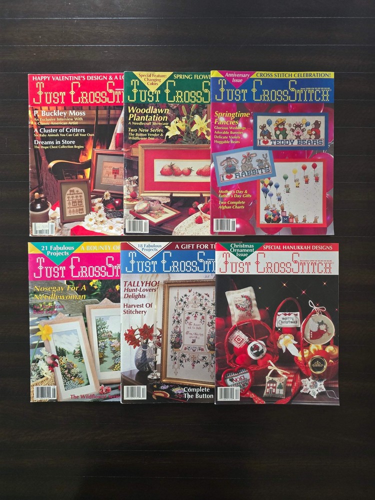 Just Cross Stitch - 1990- Magazine Bundle