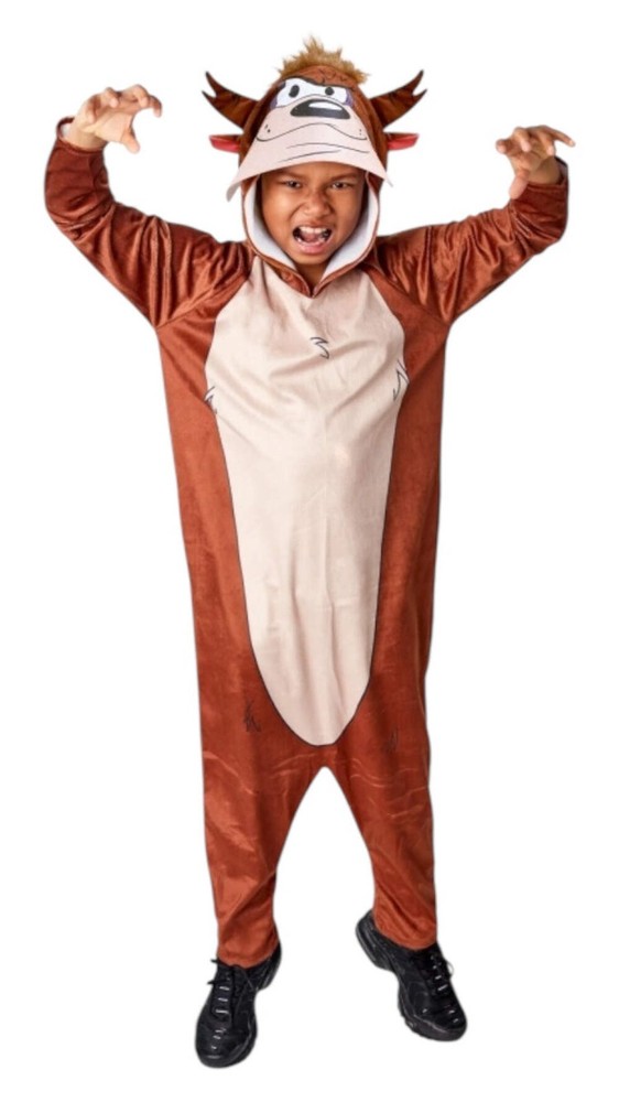 Looney Tunes Taz Costume Bodysuit With Headpiece Adult