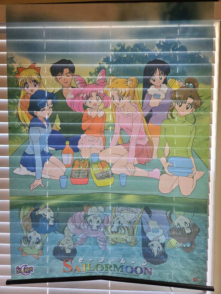 Vintage Sailor Moon Picnic Tapestry/Wall Scroll