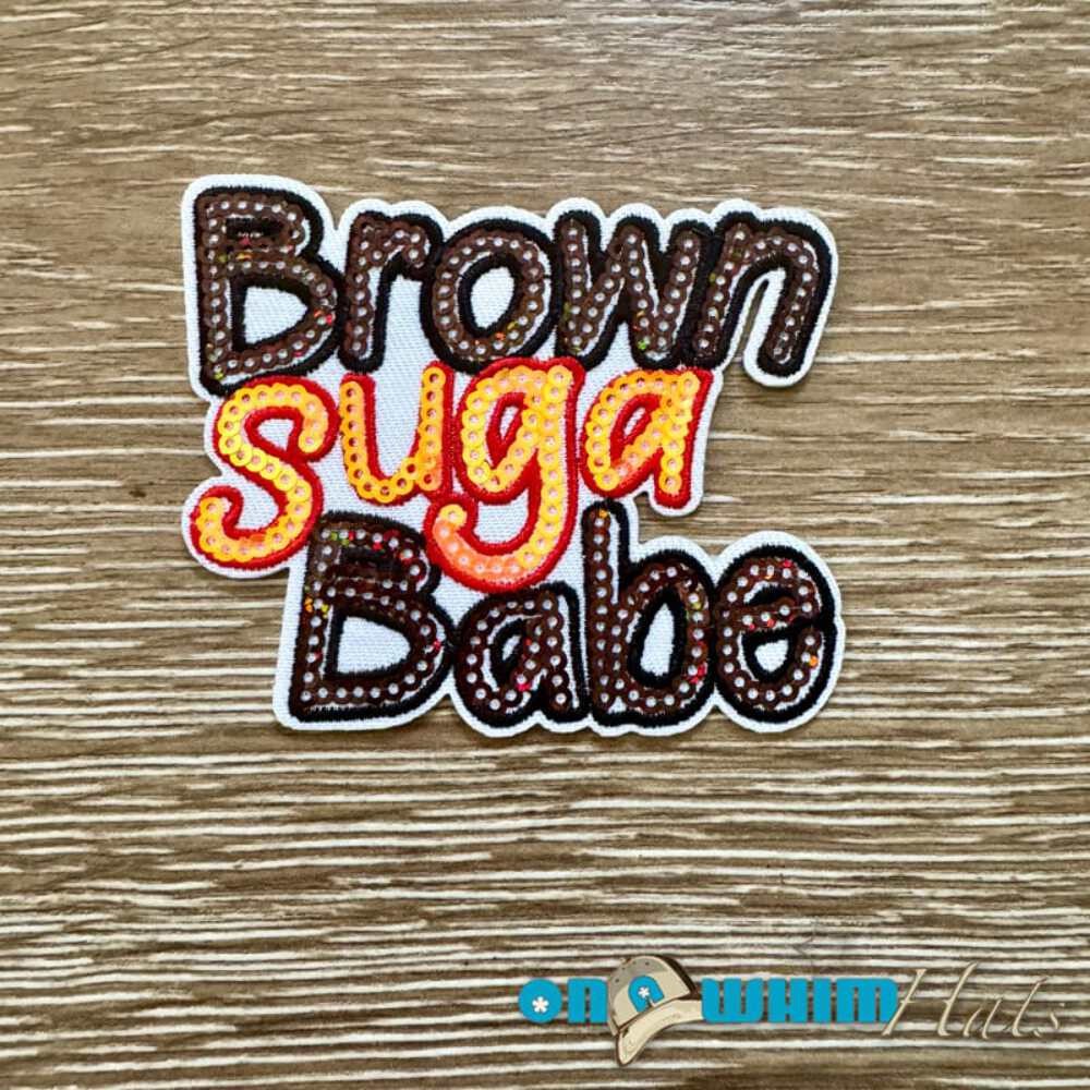 Brown Suga' Babe Iron-On Patch