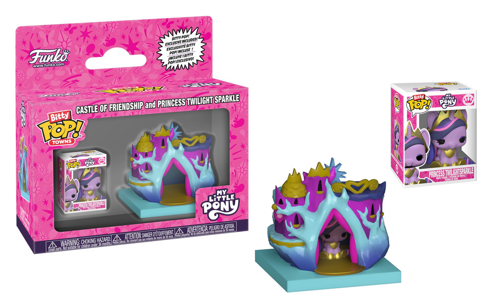 Funko Bitty Pop! Towns My Little Pony Castle of Friendship and Princess Twilight