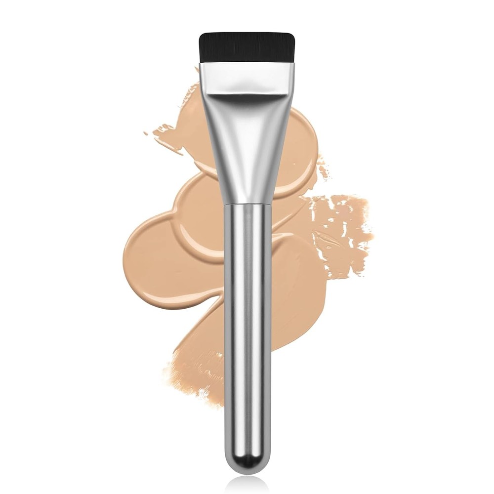 Flat Foundation Brush, Premium Face Makeup Brush for Blending Cream, NEW