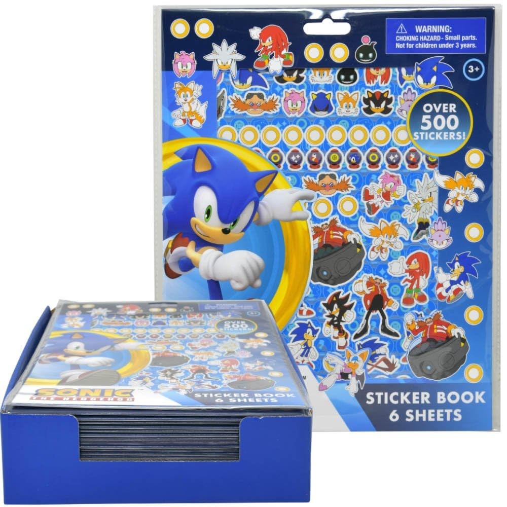 `Sonic  8X10`` 6 Sheets Sticker Book In Pdq` ACC NEWAnother great item from Rarewaves USA | Free delivery!