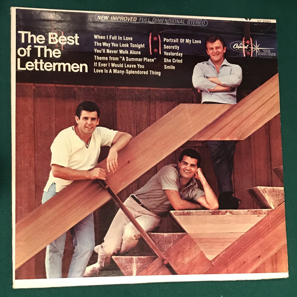 *The Best Of The Lettermen   Vinyl LP Album Stereo   ST-2554