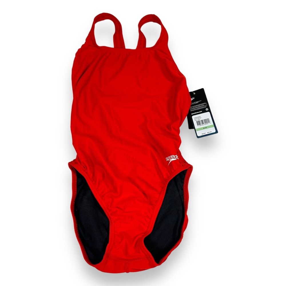Speedo Women's Prolt Super Pro One Piece Swimsuit - Speedo Red, Size 8/34
