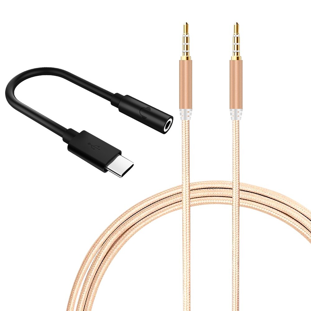 Special Type C to 3.5mm Audio Jack Adapter DAC Chip & Cable fit Google Pixel 2