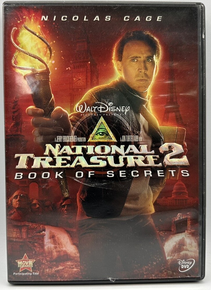 National Treasure 2 Book If Secrets DVD Widescreen Nicolas Cage 2008