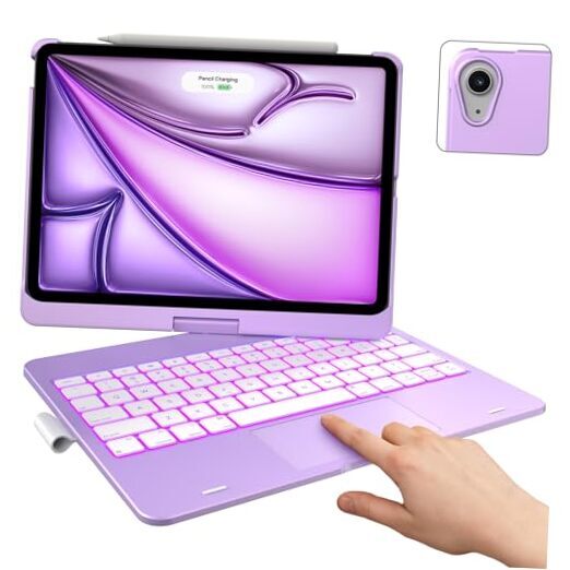 Touch Keyboard Case with Trackpad for iPad Air 11-inch (M2) 2024: