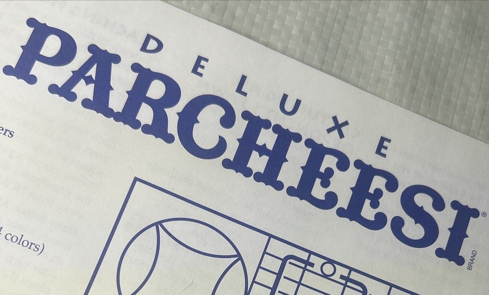 Deluxe Parcheesi Instruction Sheet Replacement Rules Booklet