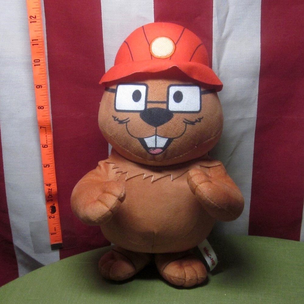 WHAC A MOLE plush doll Toy Factory w/ hard hat 2020 arcade game stuffed animal