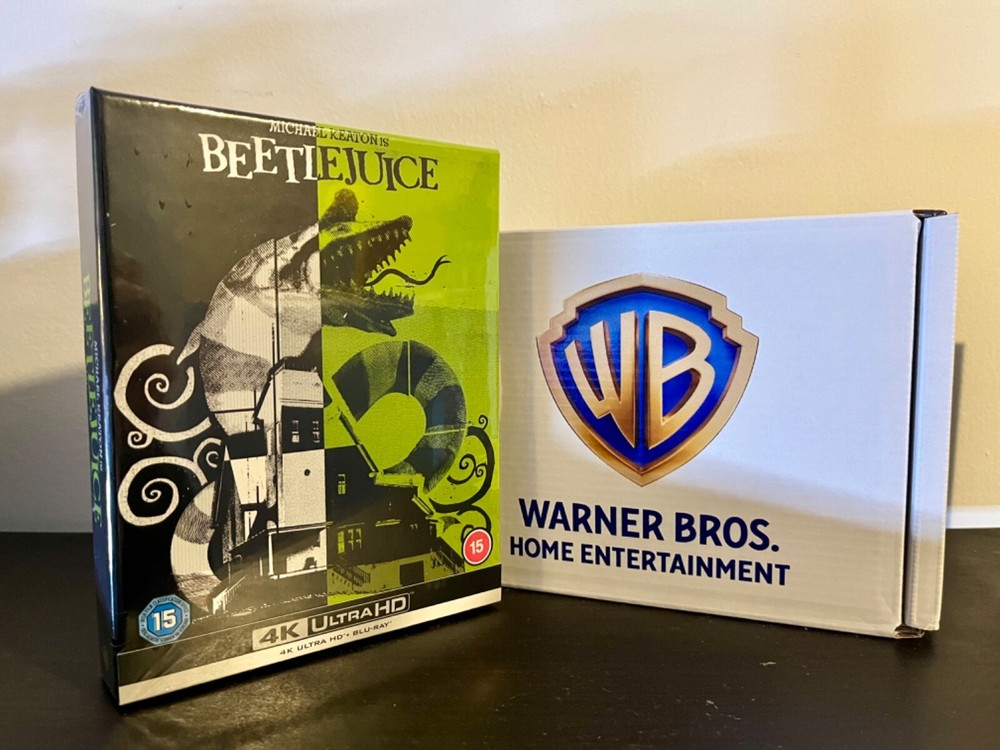 Beetlejuice Zavvi Exclusive Collector's Edition 4K Steelbook NEW Region Free