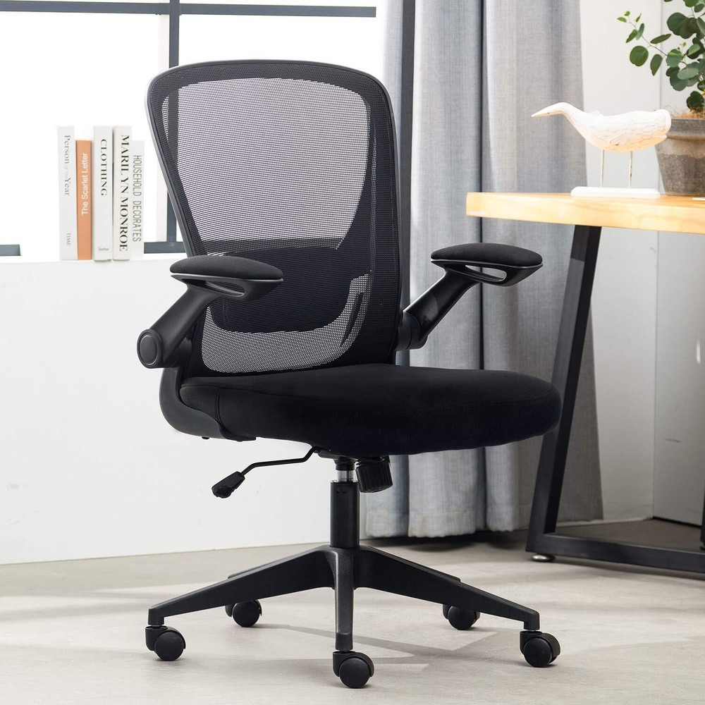 Ergonomic Mid Back Mesh Home Office Chair for Comfortable Desk Work