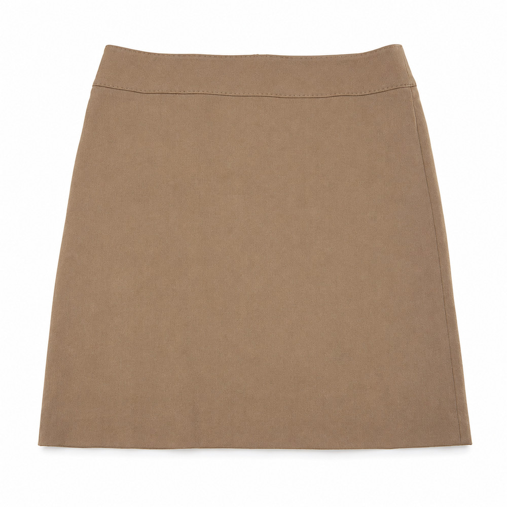 Women's Talbots Tan/Camel Wool Blend  A line Skirt Size 12