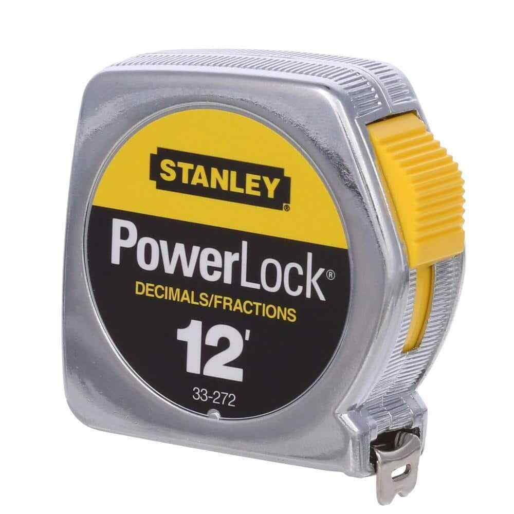 12ft.PowerLock Tape Measure w/ Decimal Scale