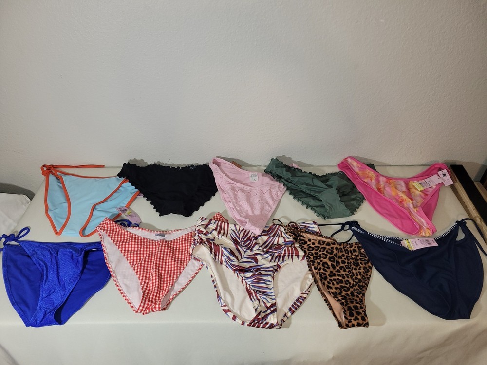 Lot of 10 Women's Target Swim Bottoms Size XL. Brand New ²³