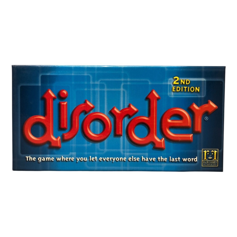 22042 - Used Disorder Strategic Family Board Game |GR-3|