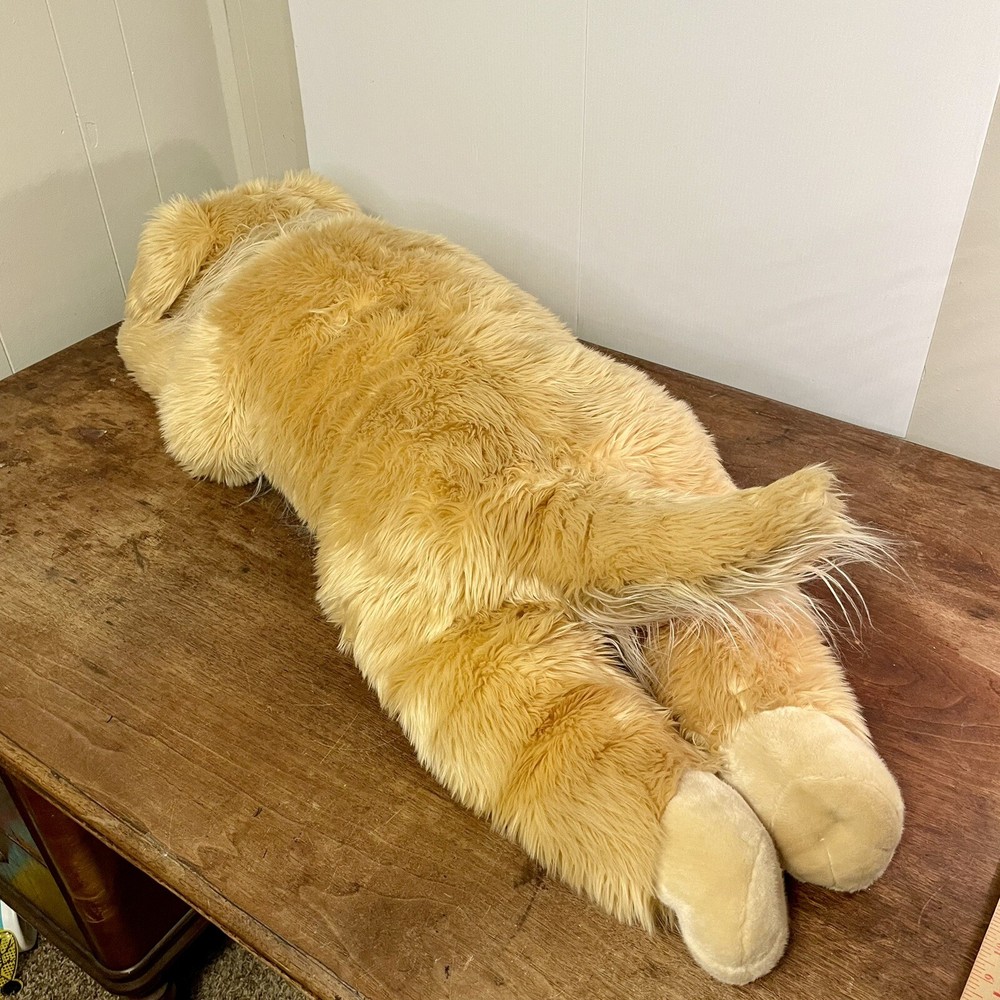 Jumbo Golden Retriever Labrador Dog Plush Body Pillow Stuffed Animal 44”