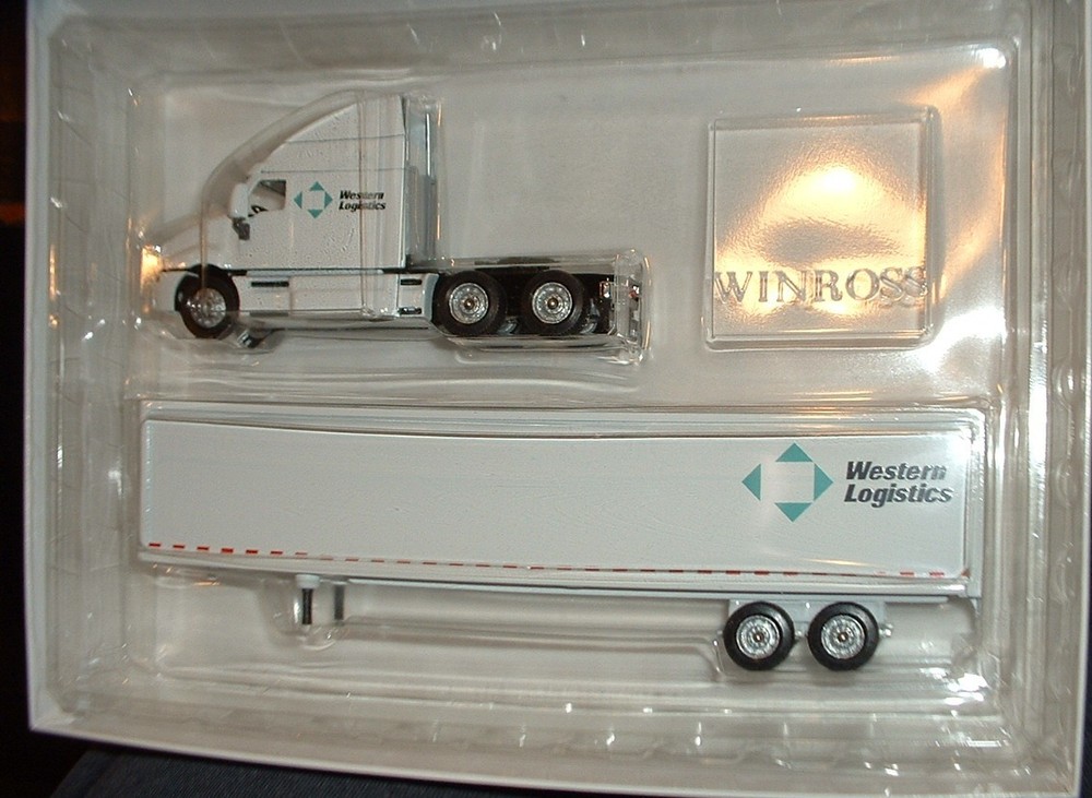Western Logistics 2001 Winross Semi Truck Model-image