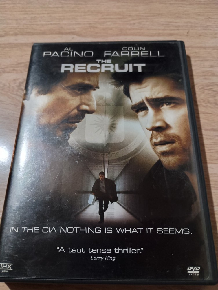 Scratched Recruit DVD Starring Al Pacino and Colin Farrell
