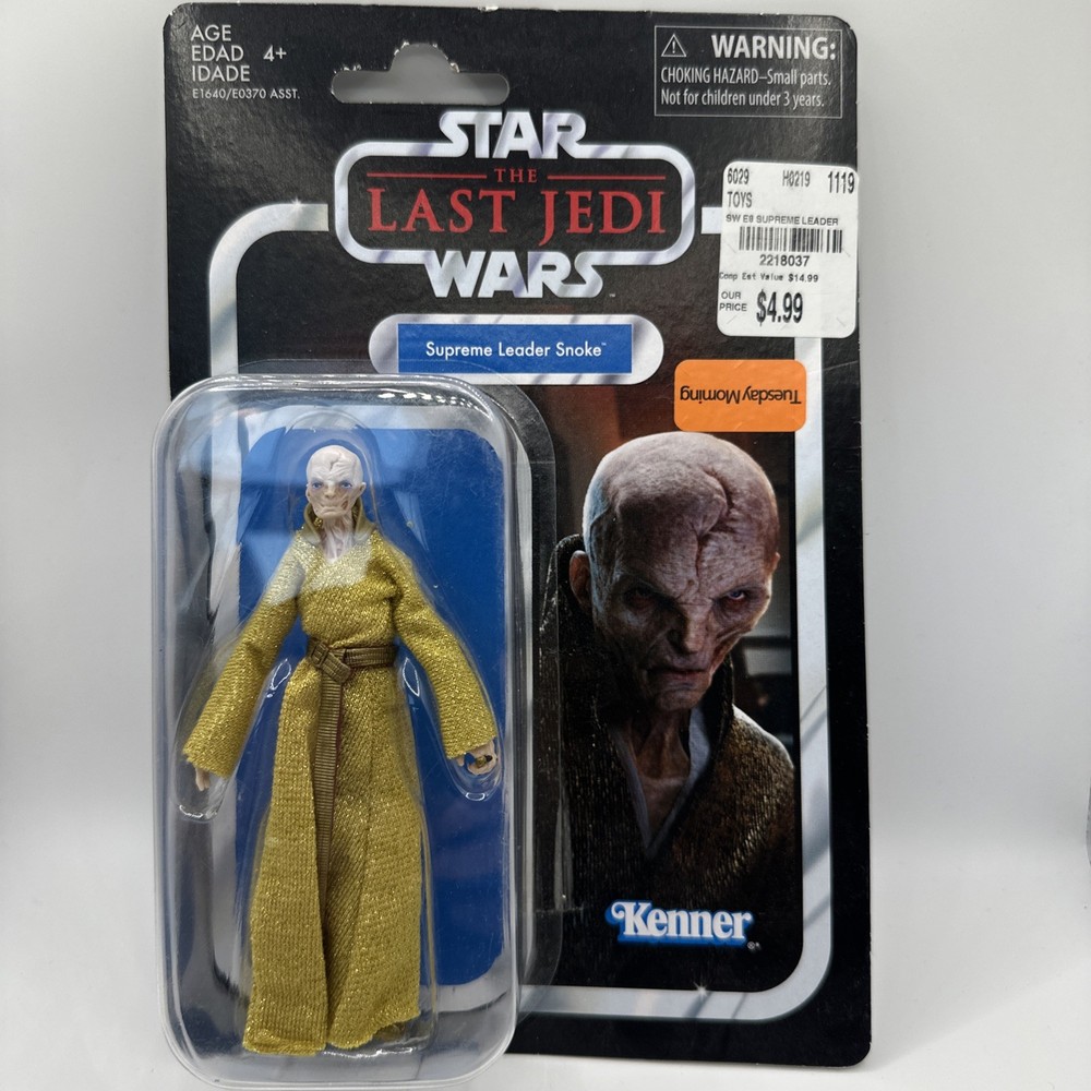 Star Wars -The Last Jedi - Supreme Leader Snoke 5” Action Figure 61184D Kenner