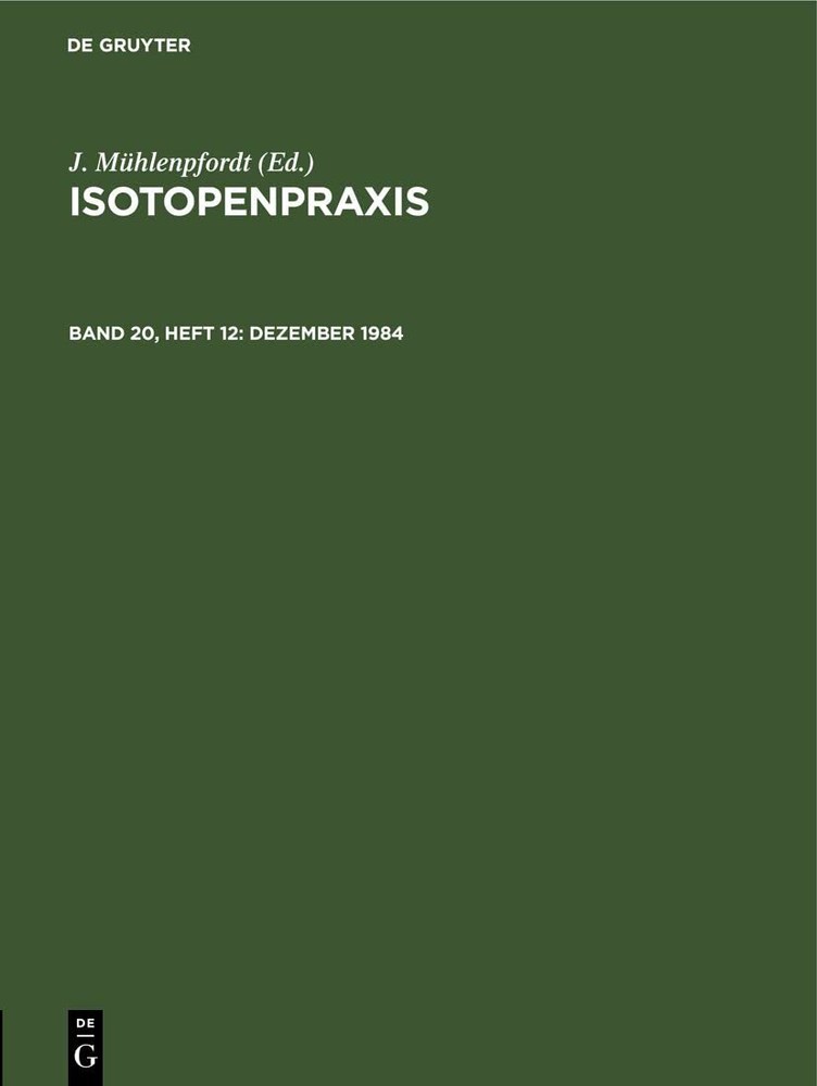 Dezember 1984 (Hardback)