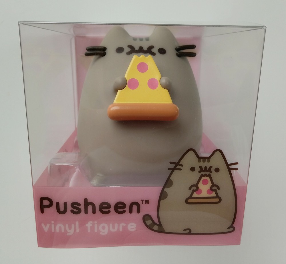 Hot Topic Exclusive Pizza Pusheen Vinyl Art Figure Collectible Statue Pop Box IML  -image