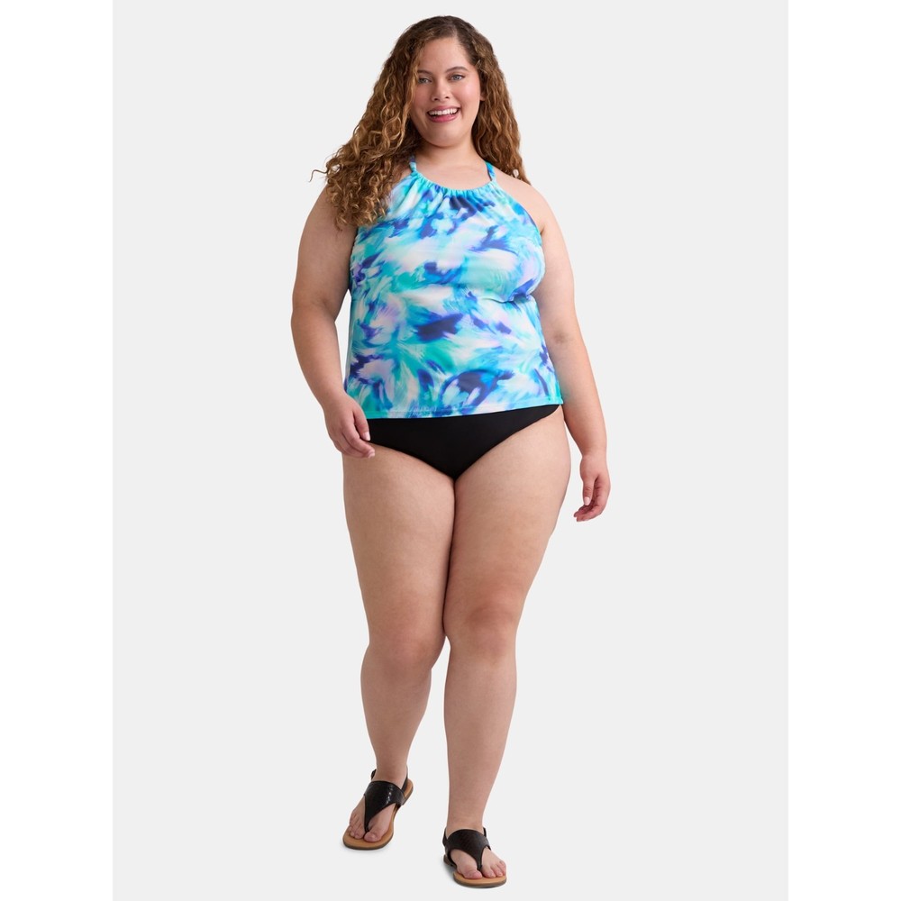 Time and Tru Women's and Women's Plus Tankini Top Size Medium 8-10 NWT
