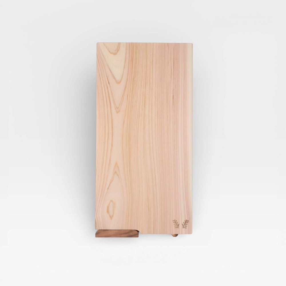 Japanese Hinoki Cypress Cutting Board Handcrafted Traditional Wabi Sabi