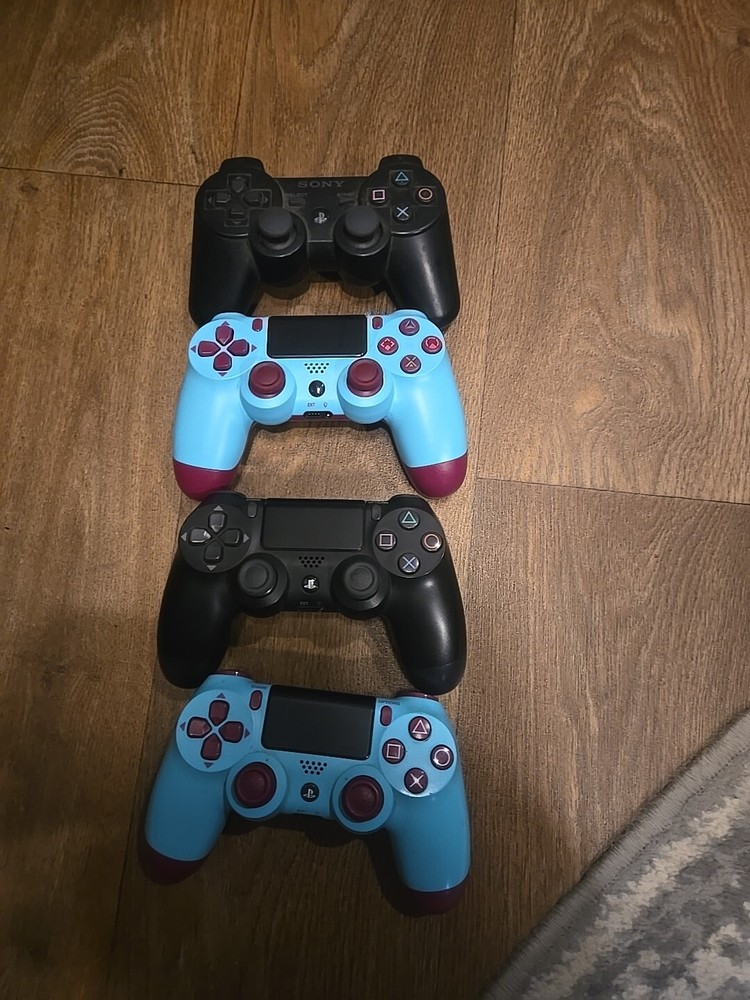 Lot of 4x PlayStation Third Party Controllers *FOR PARTS OR REPAIR*-image